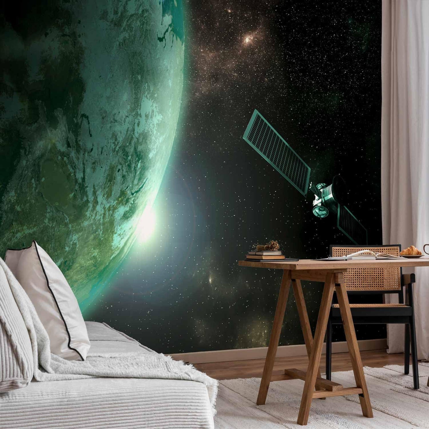 artgeist Wall Mural Cosmos Galaxy 118x83 in - XXL Non-Woven Wallpaper Fleece Wall Decor Photo Print Picture Image Design Home n-B-0007-a-b