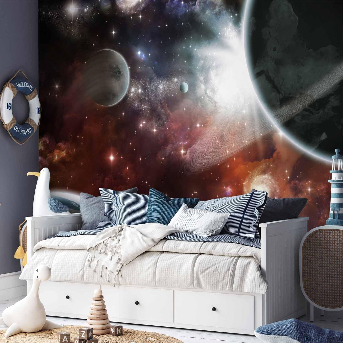 artgeist Wall Mural Cosmos Galaxy 79x55 in - XXL Non-Woven Wallpaper Fleece Wall Decor Photo Print Picture Image Design Home 10110905-32