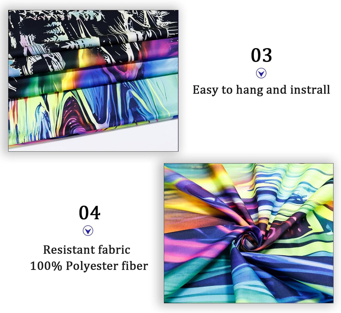 Blacklight Skull Tapestry UV Reactive Galaxy Mountain Planet Tapestries Magic Neon River Wall Hanging Aesthetic Skeleton Wall Decor Forest Trees Landscape Backdrop for Living Room