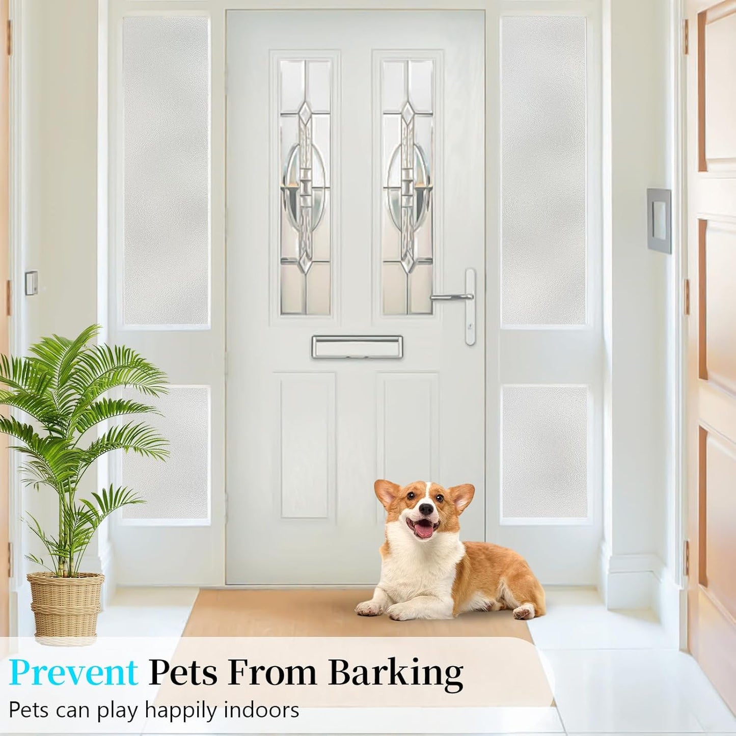 Niviy Frosted Window Film Non-Adhesive Shower Window Covering for Bathroom Office Living Room(17.7" Width by 78.7" Length)