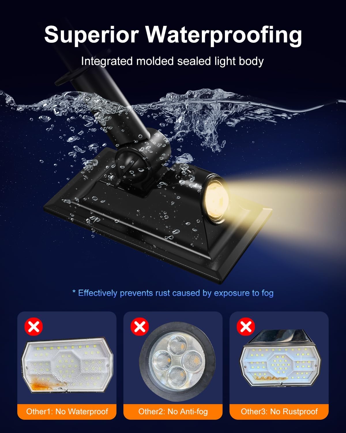 6 Pack Solar Power Spot Lights Outdoor Waterproof LED Dusk to Dawn Landscape Spotlight for Outside Yard, Tree, Flag, Yard, Garden, Statues, 3 Modes, 18 Hours Accent Ambient Lighting - Warm White