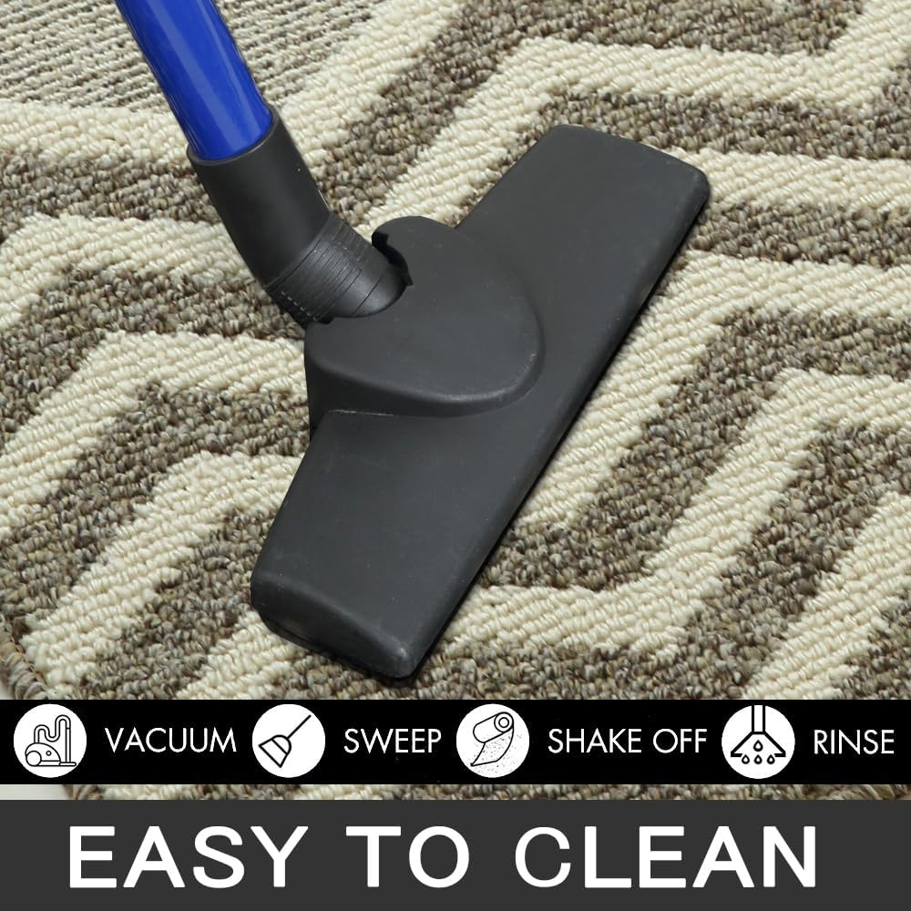 Indoor Doormat, Non-Slip Front Door Mats, Outdoor Welcome Mat Washable, Low Profile Indoor DoorMats for Entryway, Floor Inside Back Door Mats (23"x35")