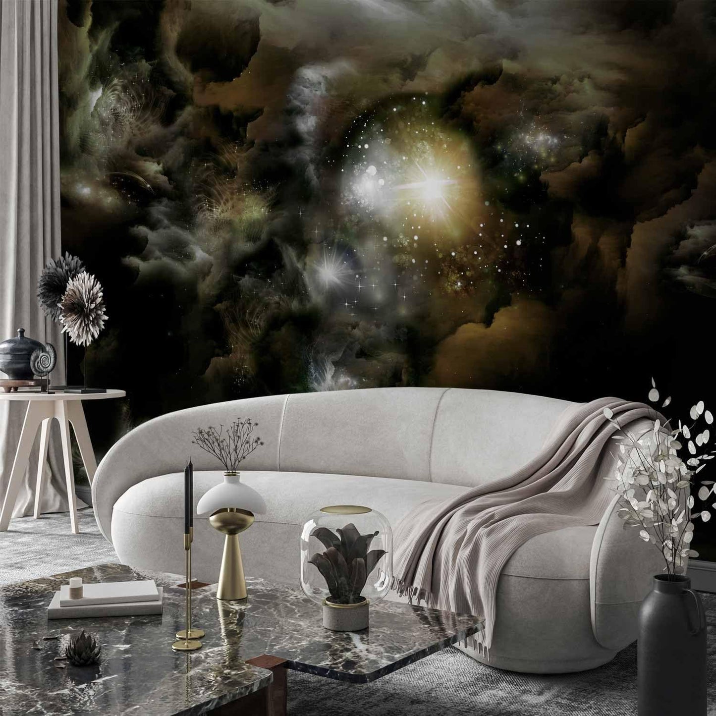 artgeist Wall Mural Cosmos Galaxy 197x138 in - XXL Non-Woven Wallpaper Fleece Wall Decor Photo Print Picture Image Design Home n-A-0027-a-b