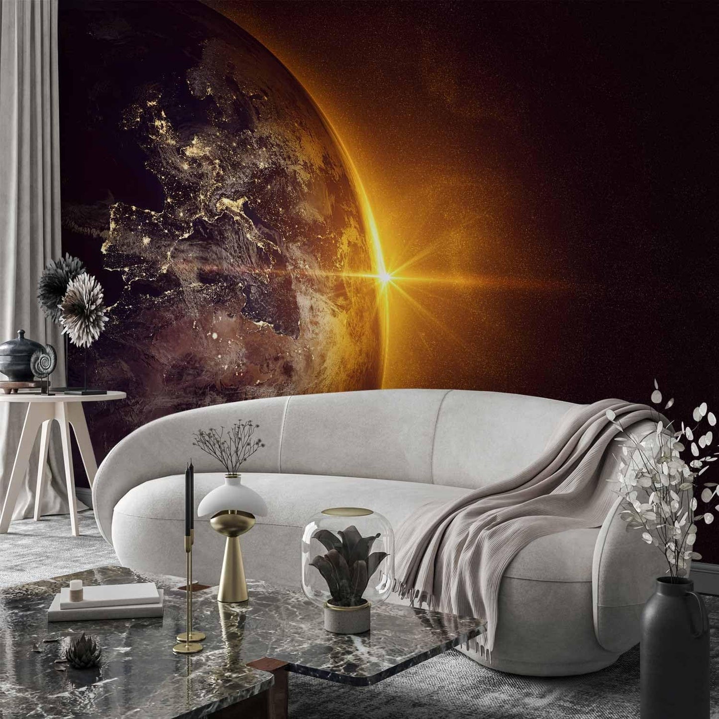 artgeist Wall Mural Cosmos Galaxy 96x69 in - Peel and Stick Self-Adhesive Wallpaper Removable Large Sticker Foil Wall Decor Print Picture Image Design n-B-0003-a-a