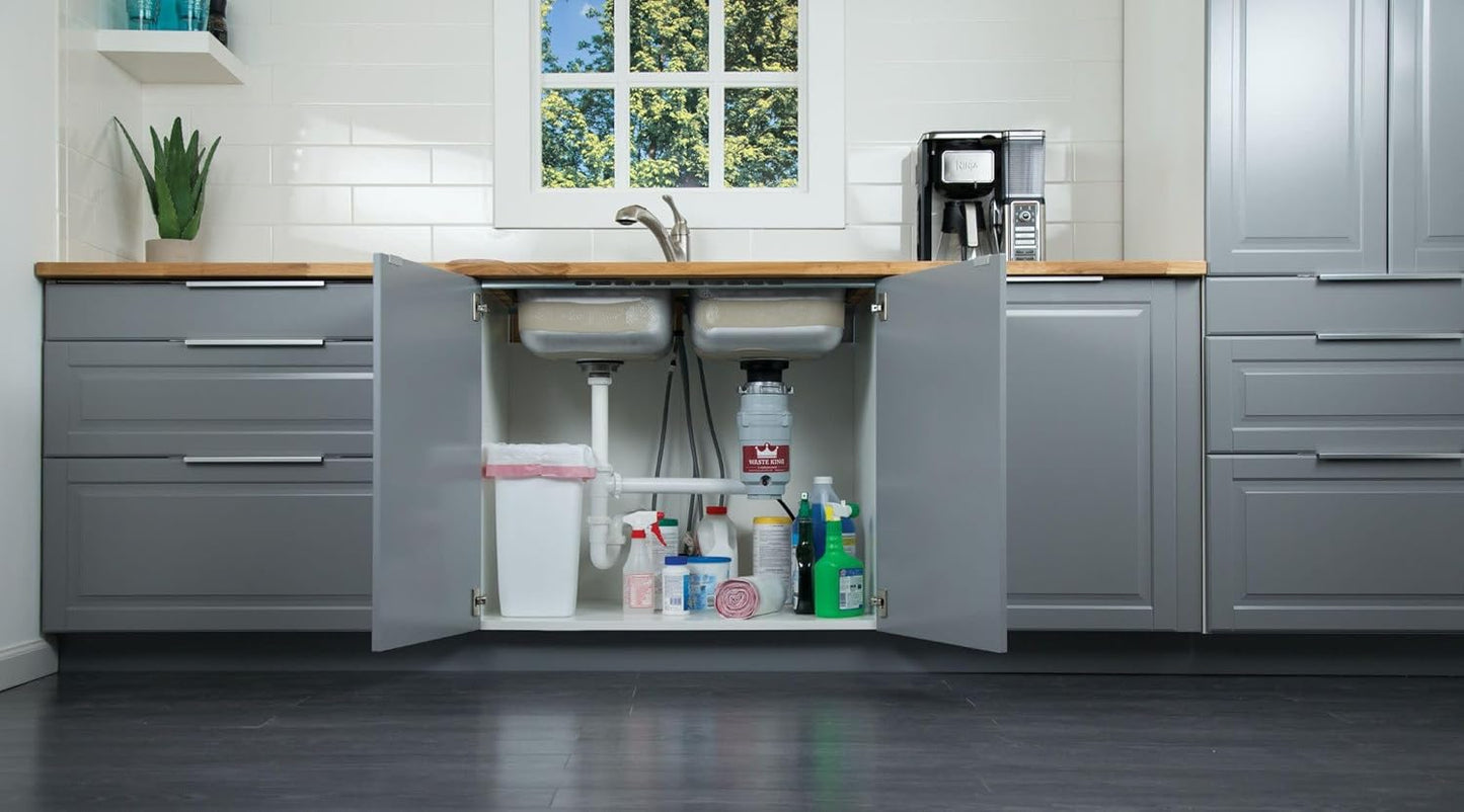 Waste King Garbage Disposal for Kitchen Sink with Power Cord, L-1001