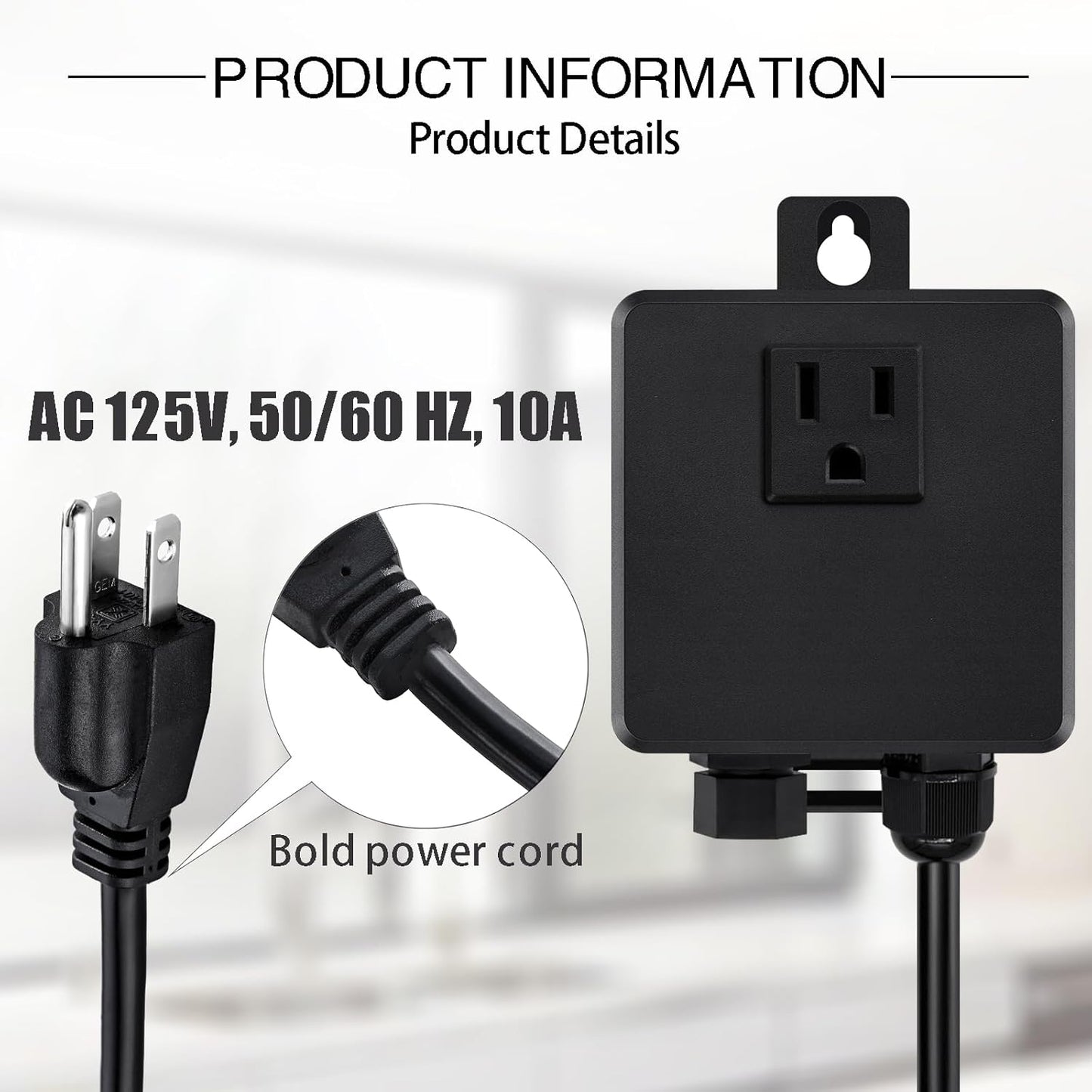 Garbage Disposal SinkTop Air Switch Kit,White with Long Button,Brass Made Cover,White