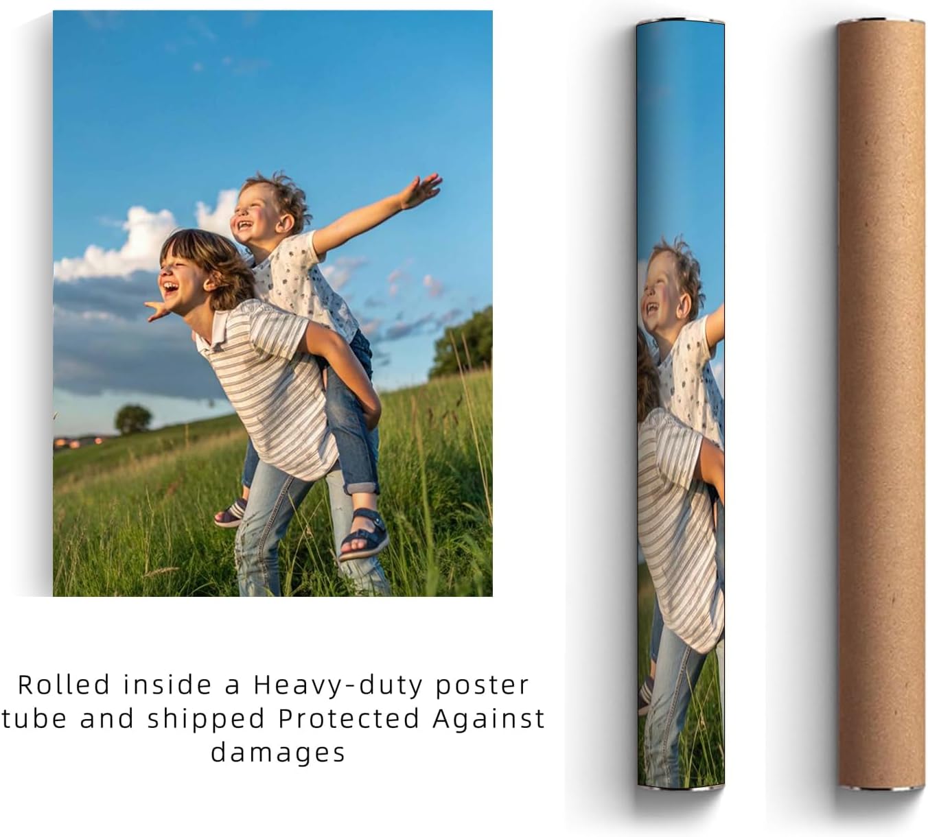 GZZFXXD Personalized Custom 30''x40'' Canvas Prints with Your Photo/your Image Large Wallart Wall Decor for Bedroom Dining room Living room Children's room(Unframed)