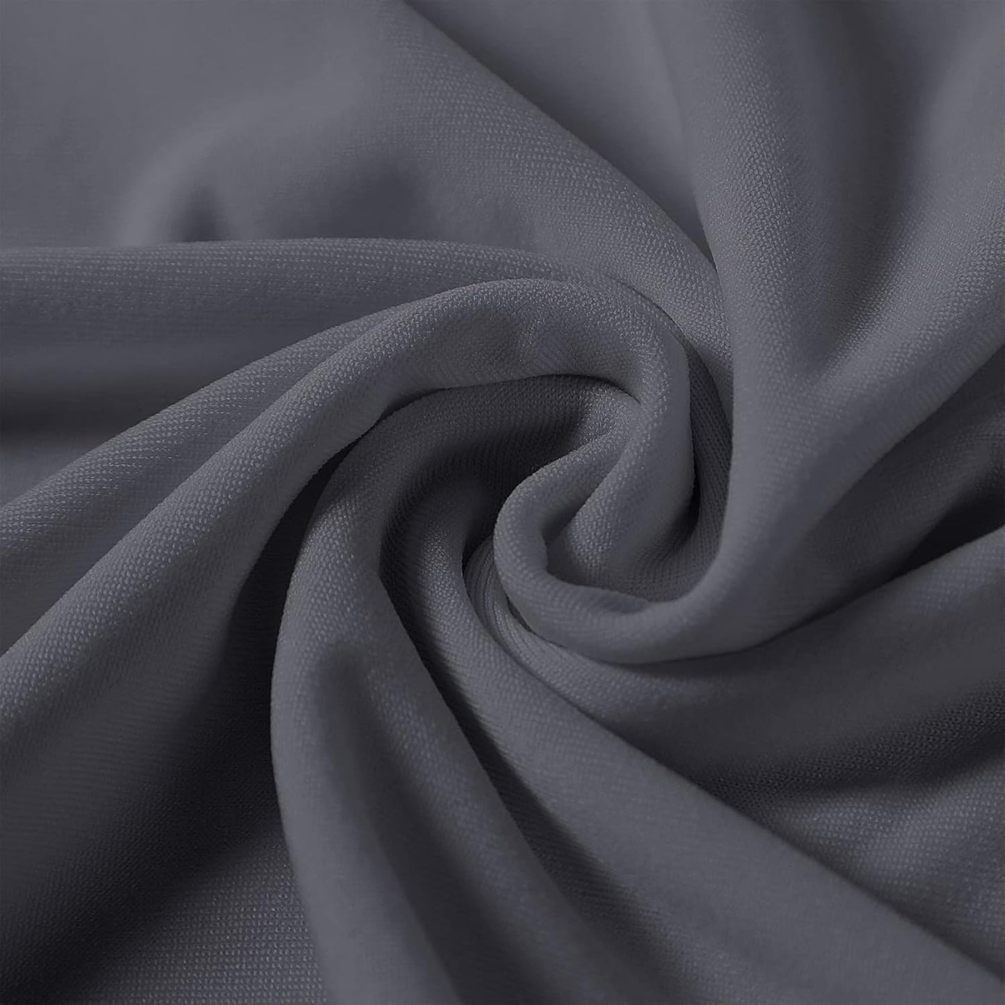 Spandex Chair Cover, 12PCS Removable and Washable Protector for Living Room, Party, Banquet, Wedding Event, Hotel (Gray)