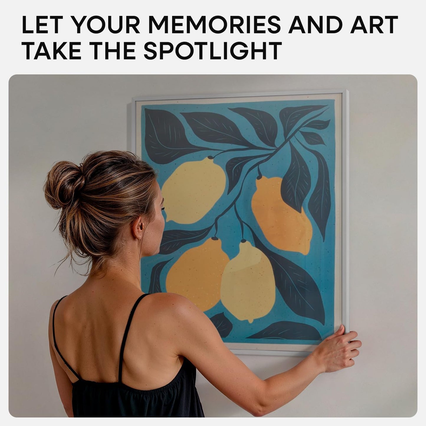 Homeforia 20x24 Picture Silver Frame, High End Metal 20 x 24 Poster Frames with Mat 16 by 20 for Photo, 20x24 Silver Frame Matted to 16x20 Art, 24x20 Hanging Frames, Tempered Glass, Wall Kit, Set of 1