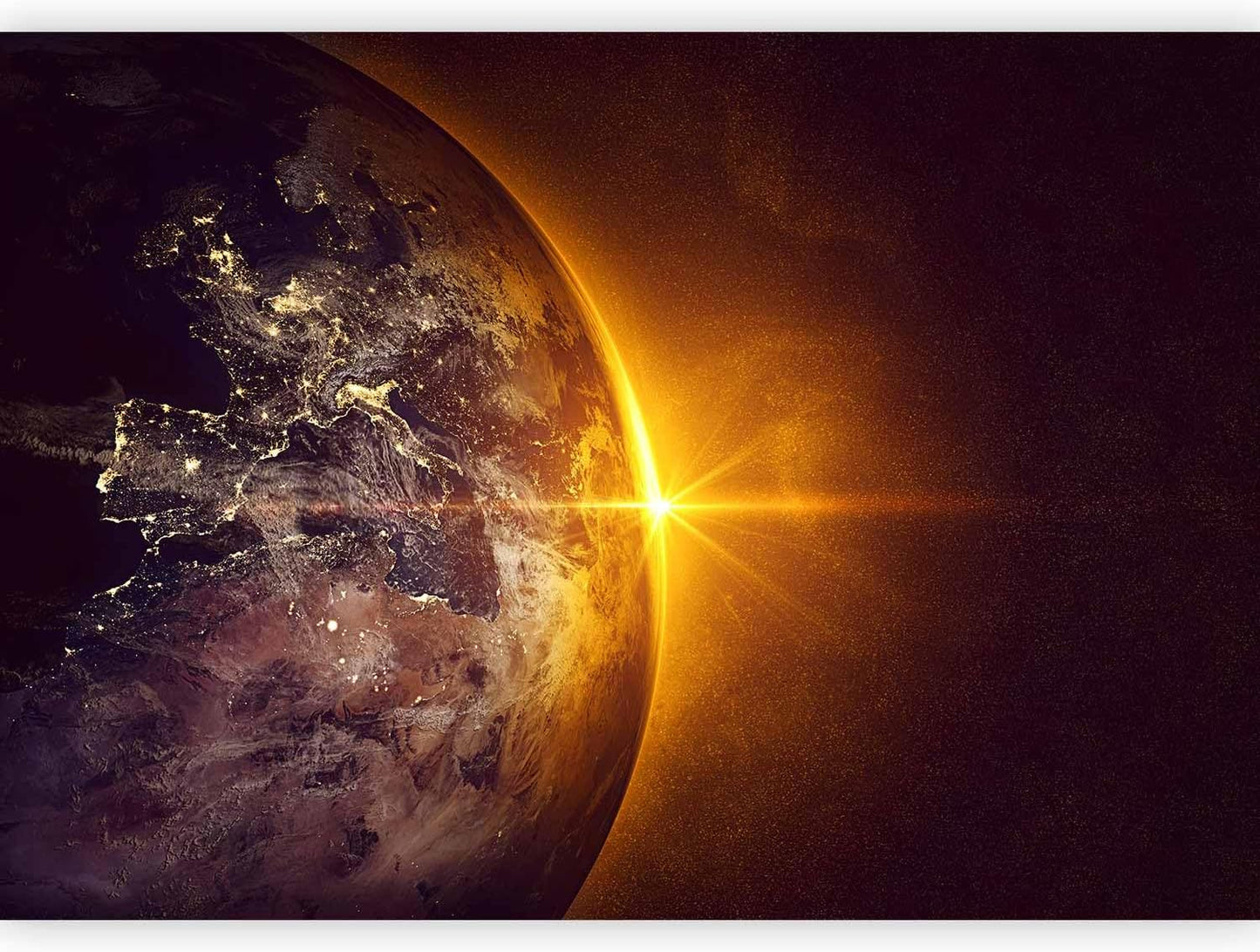 artgeist Wall Mural Cosmos Galaxy 77x55 in - Peel and Stick Self-Adhesive Wallpaper Removable Large Sticker Foil Wall Decor Print Picture Image Design n-B-0003-a-a