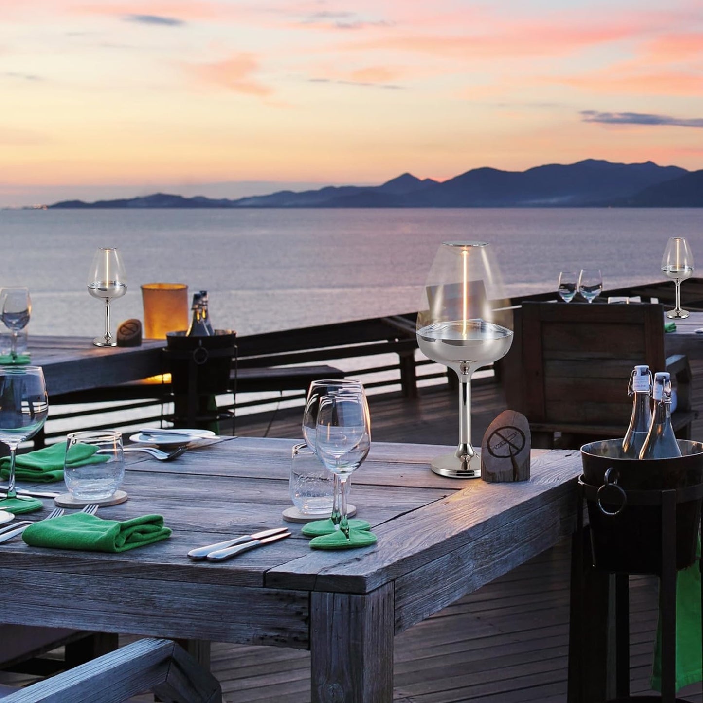 Romantic Cordless Table Lamp Adjustable - Table Lights 3 Modes (Light, Dark, Breathing), Touch Lamp, Battery Operated-IP65 Waterproof for Outdoor Patio/Restaurants/Home/Dinner