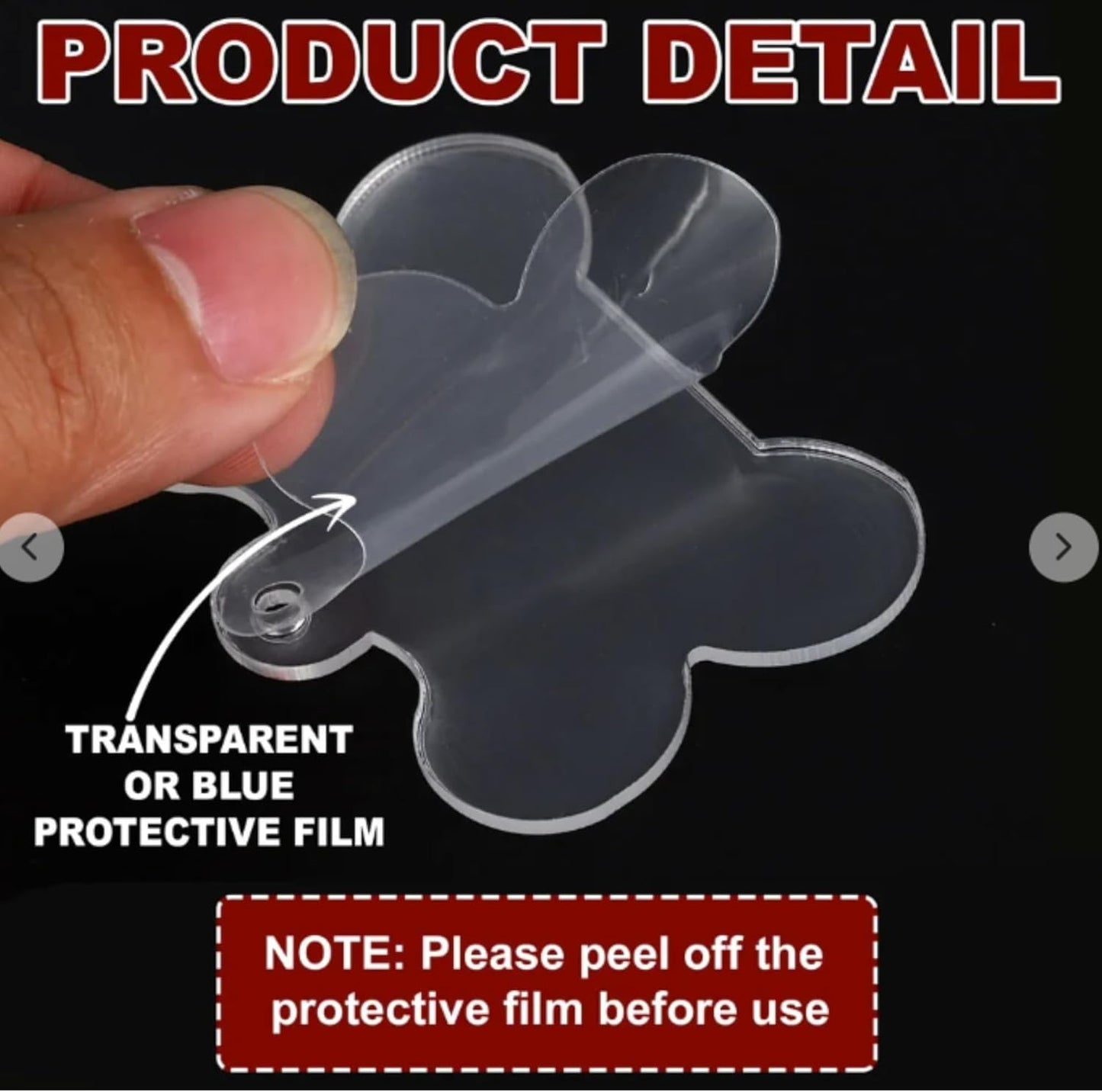 Personalized Custom Photo Acrylic Ornament for Loss of Loved Ones - God Has You in His Arm, Memorial Ornaments for Deceased