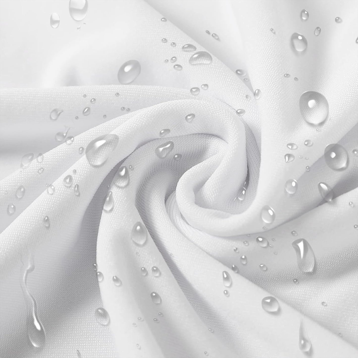 Waterproof Spandex Chair Cover 12PCS, Stretch Dining Chair Covers, Polyester Outdoor Chair Covers, Protector Stretch Chair Cover for Party Universal, Banquet, Wedding Event, Hotel(White)