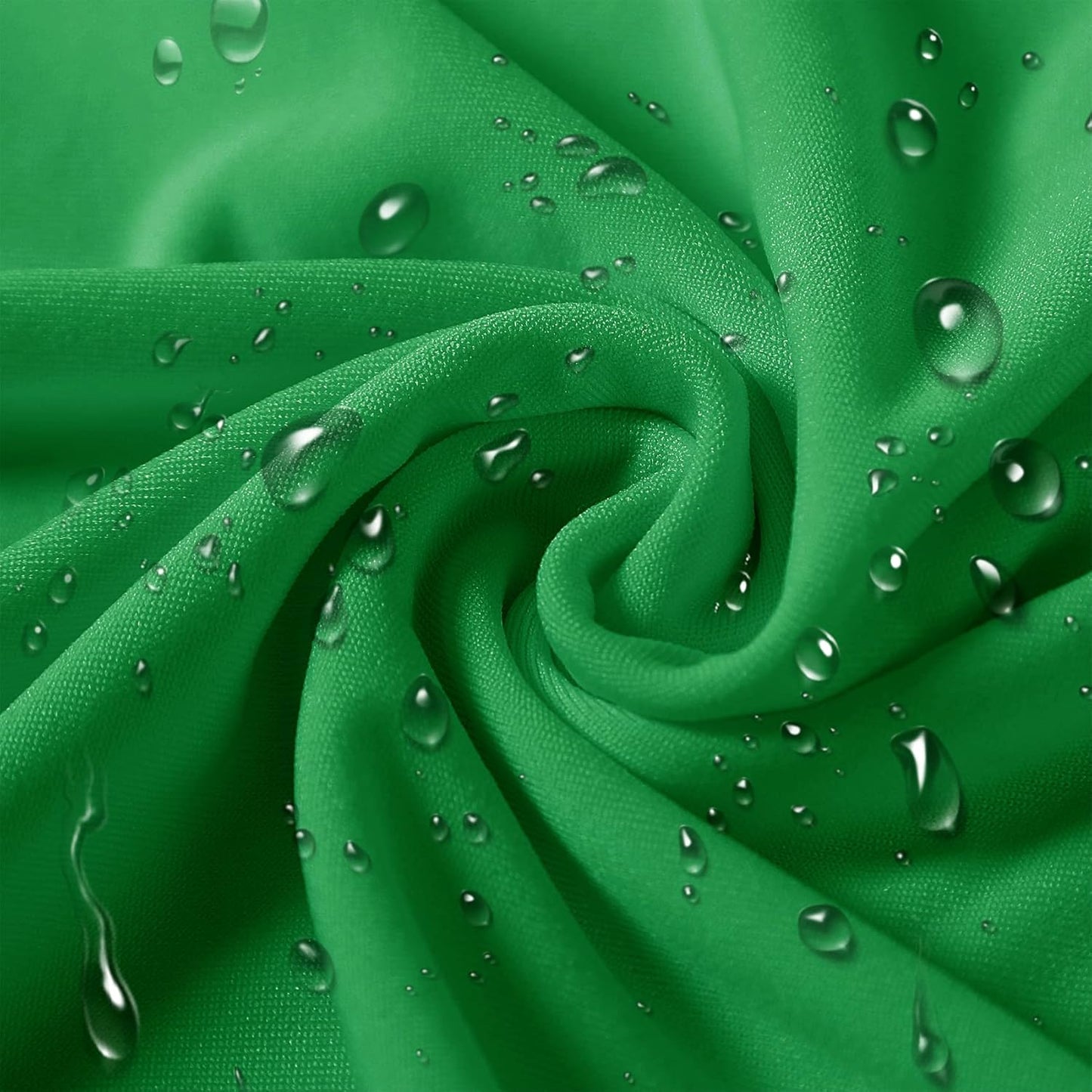 SUPERO Chair Cover, 12PCS Spandex Waterproof Chair Covers, Universal Fit Protector Stretch Chair Cover for Party, Banquet, Wedding Event, Hotel(Emerald)