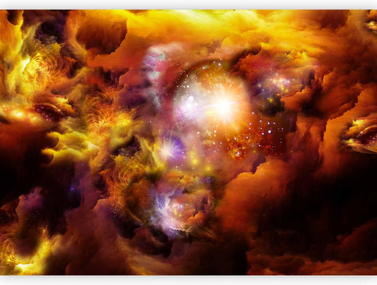 artgeist Wall Mural Cosmos Galaxy 77x55 in - Peel and Stick Self-Adhesive Wallpaper Removable Large Sticker Foil Wall Decor Print Picture Image Design n-A-0027-a-d