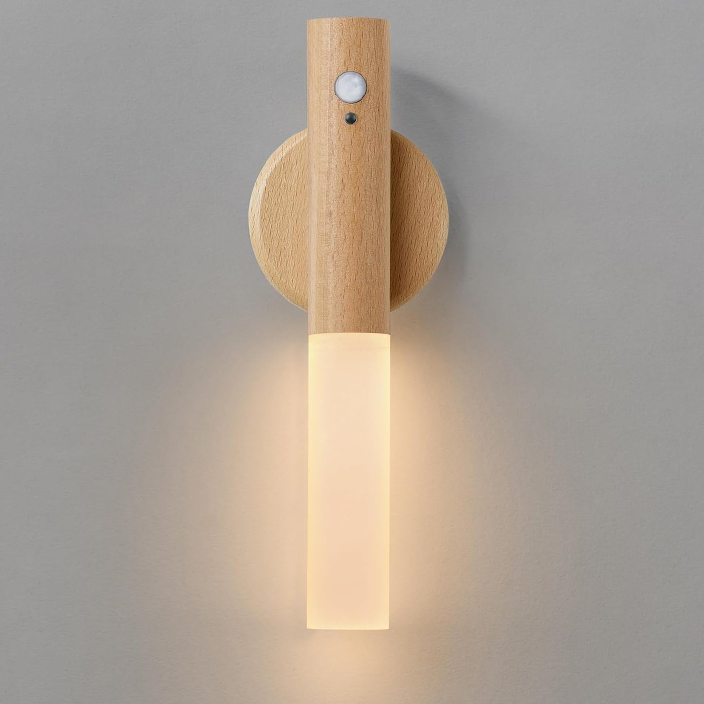 Montford Battery Operated Wall Sconces, Motion Sensor Night Light Magnetic Wall Light Rechargeable Wall Sconce, Peel and Stick Sconce Lights for Bedside Stair Hallway