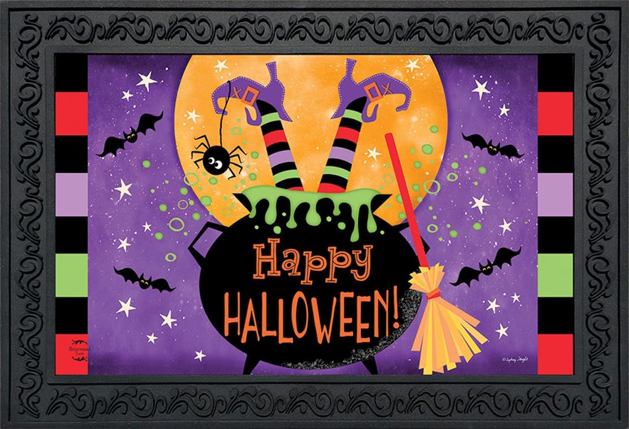 Briarwood Lane Witch Feet Halloween Doormat