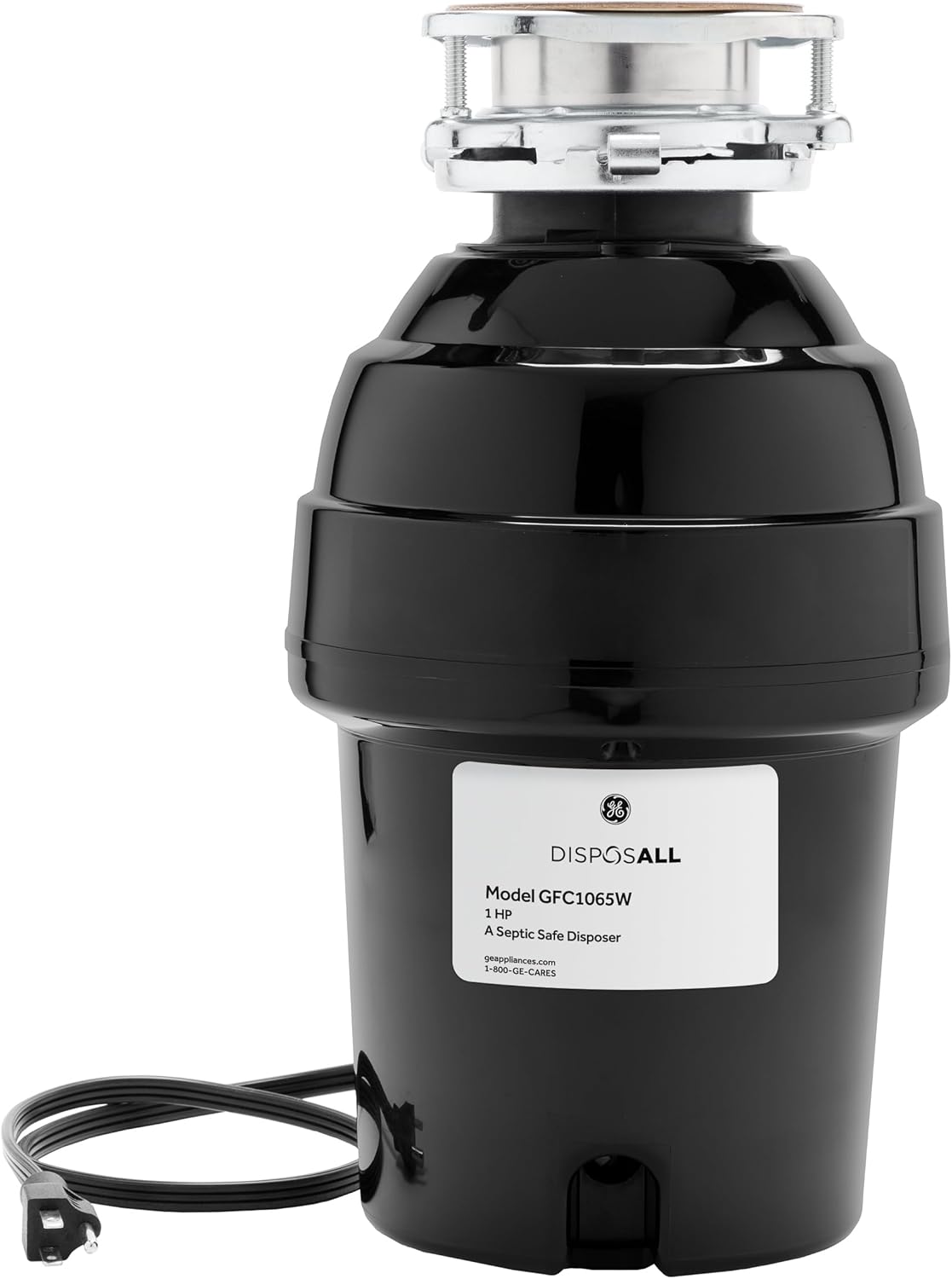 GE GFC1065W Disposer, Black