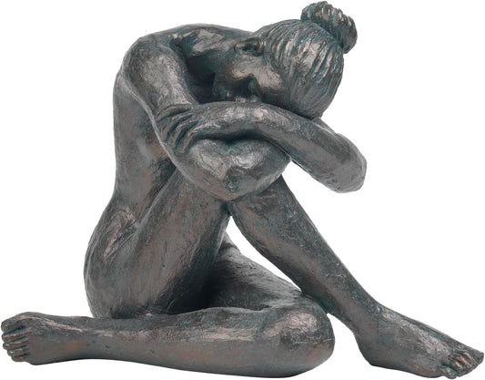 Guichifun Yoga Dancer Statue Home Decoration - Resin Sculpture Modern Creative Home Ballet Thinker Dancers Handicrafts Art Ware Home Décor Office Room Ornament Gifts 13.5 x 9.5 x 11.25 Inch