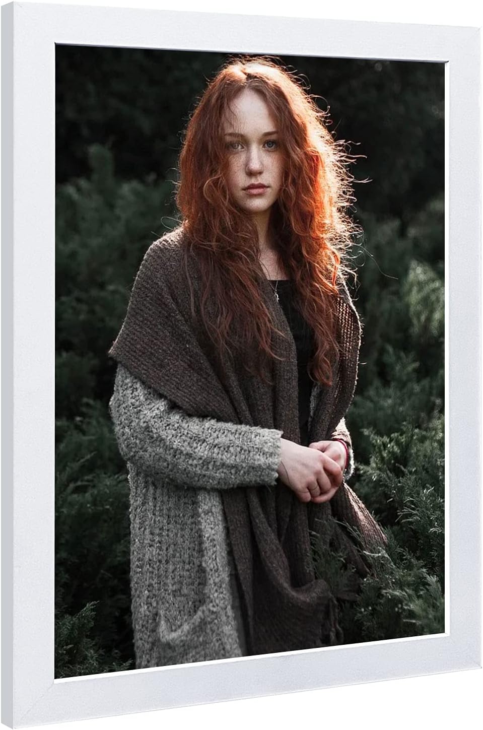 VCK Poster Frames 20x30 White 3 Pack, Solid Wood Picture Frames for Wall Mounting Hanging Art and Puzzle Frame