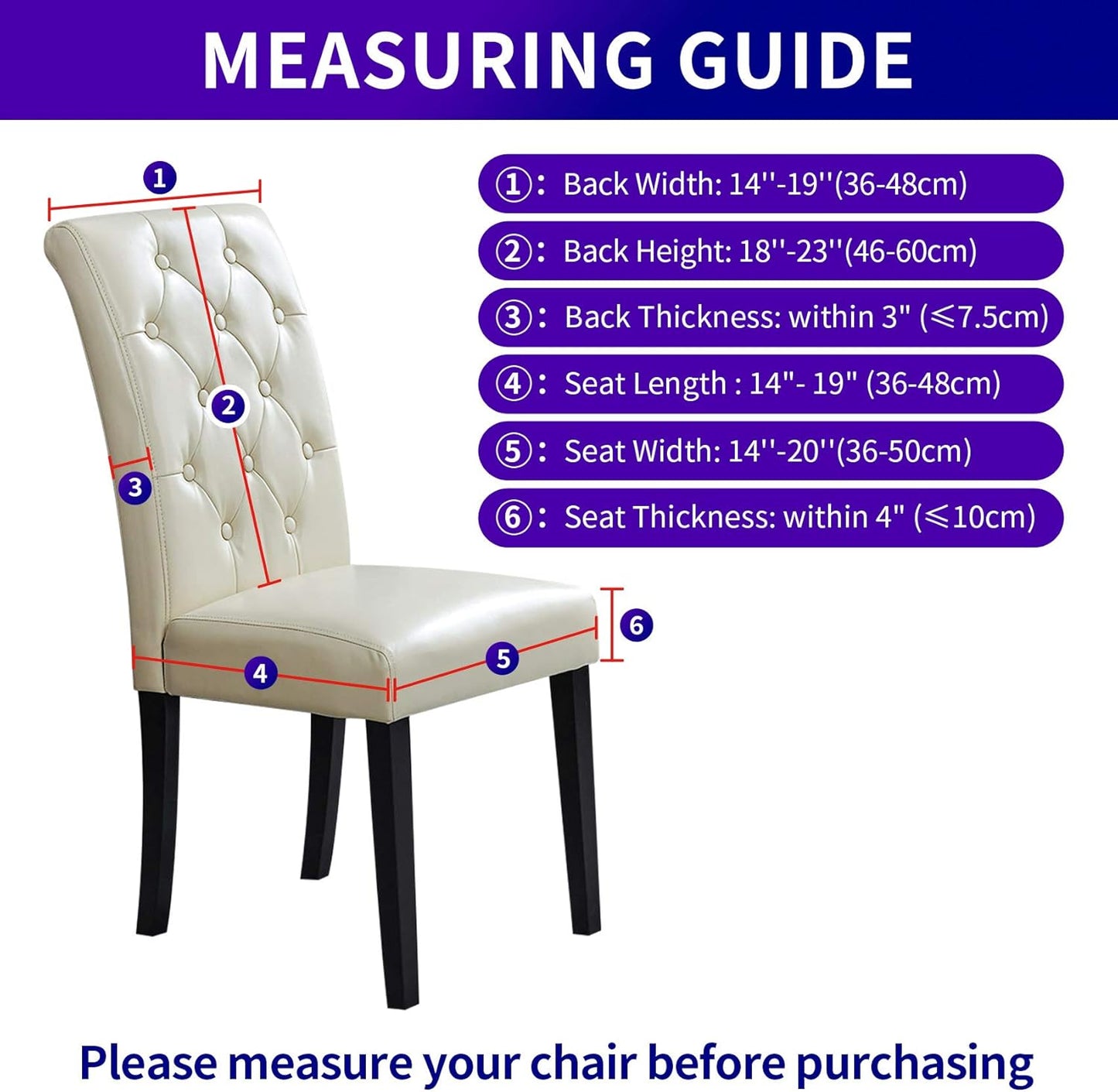 Howhic Stretch Chair Covers for Dining Room Set of 6, Removable Washable Dining Room Chair Covers, Dining Chair Slipcovers Seat Protector, Great for Home Decor and Banquet (Dusty Pink, 6 Pack)