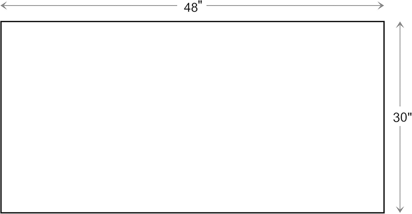 Calloway Mills 152963048B Black Border 30" x 48" Monogram Doormat Letter (B)