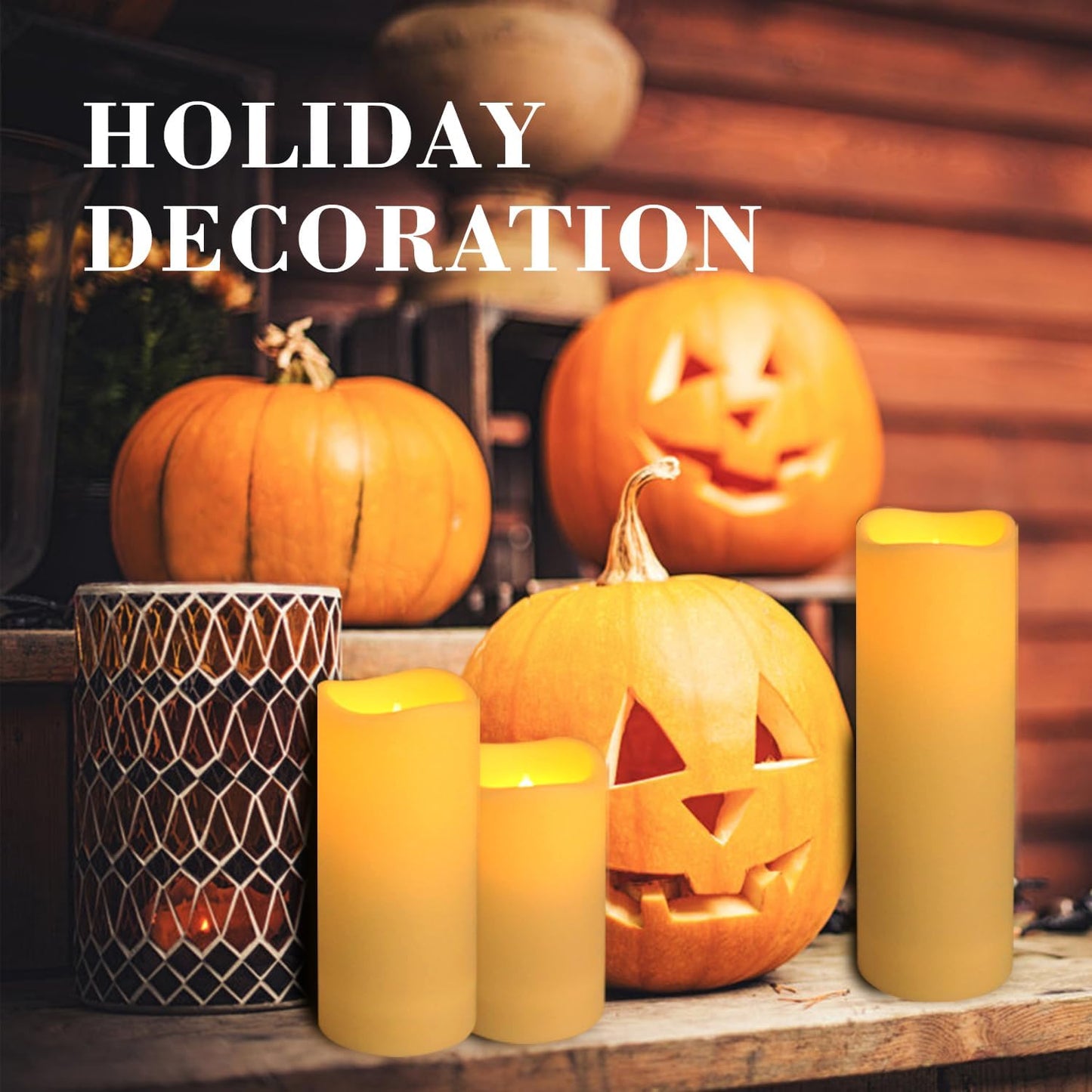 72-Pack Realistic Flameless LED Candle, Battery Operated with Remote Control, 3D Flame Pillar Timer Funtion Melted Top Safe,Perfect for Indoor/Outdoor Decor,Wedding,BBQ and Gift.