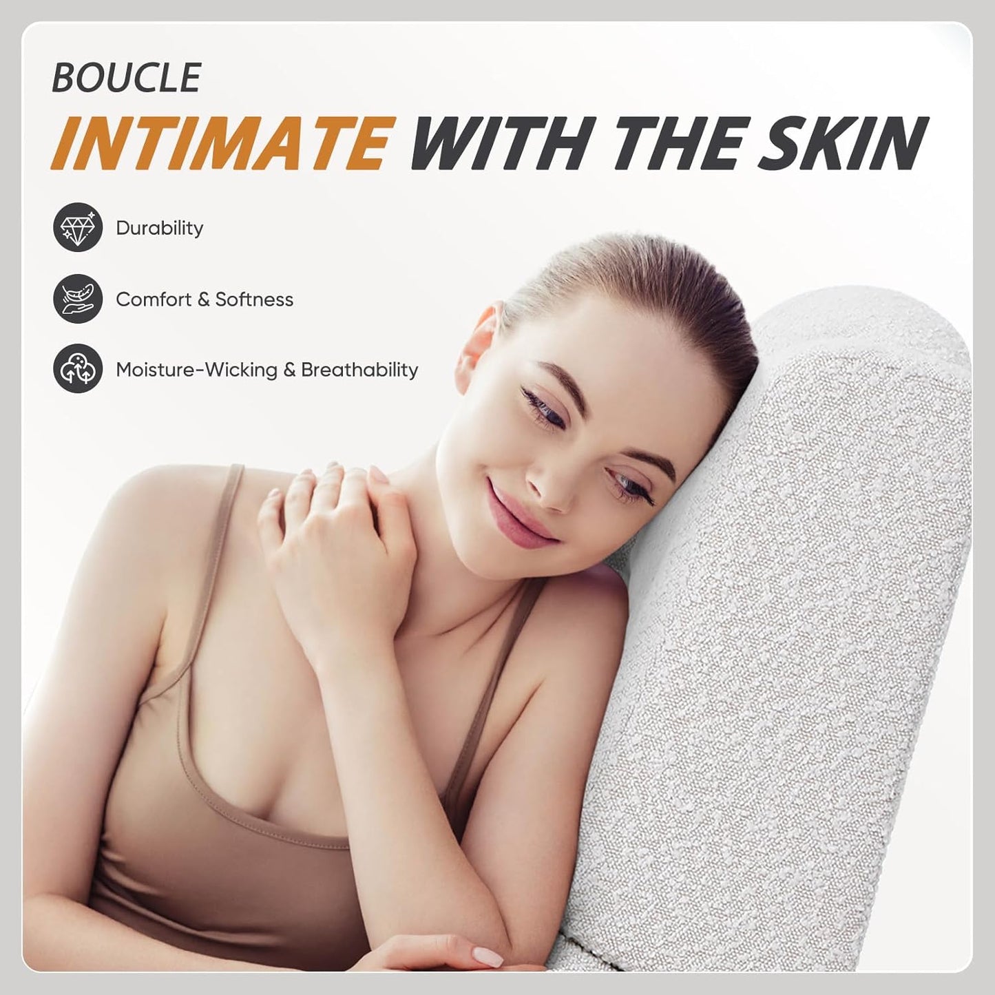 Power Recliner Chair Swivel Glider, Large Rocker Recliner w/USB Charging Port, Boucle Upholstered Swivel Rocker Glider Recliner for Nursery,Bedroom,Living Room, 1PC, Cream