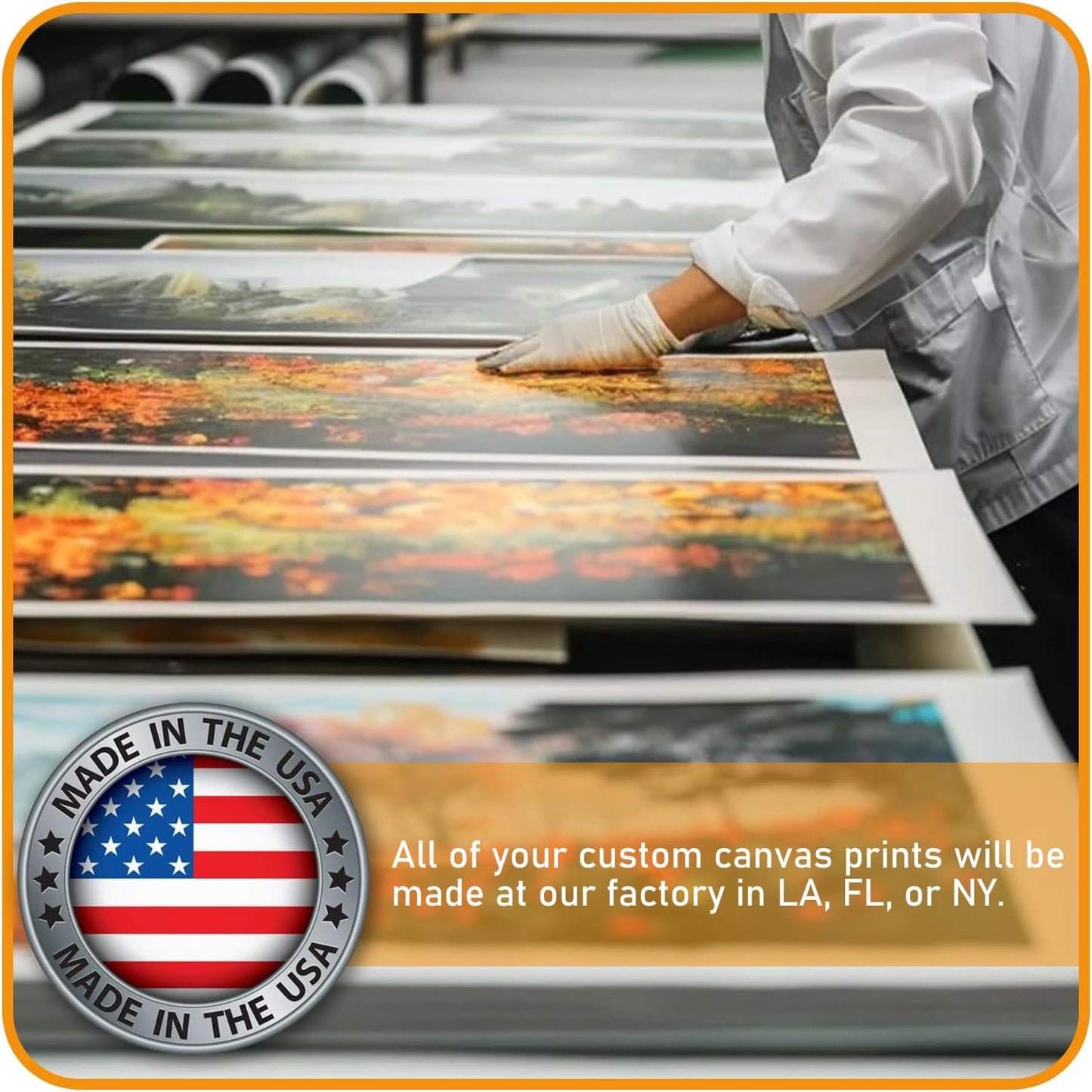xzartdiy Custom Canvas Prints with Your Photos - Personalized Picture Print Customized Gifts for Family Home Office Wall Art Decor, Wrapped Canvas 12x24inch