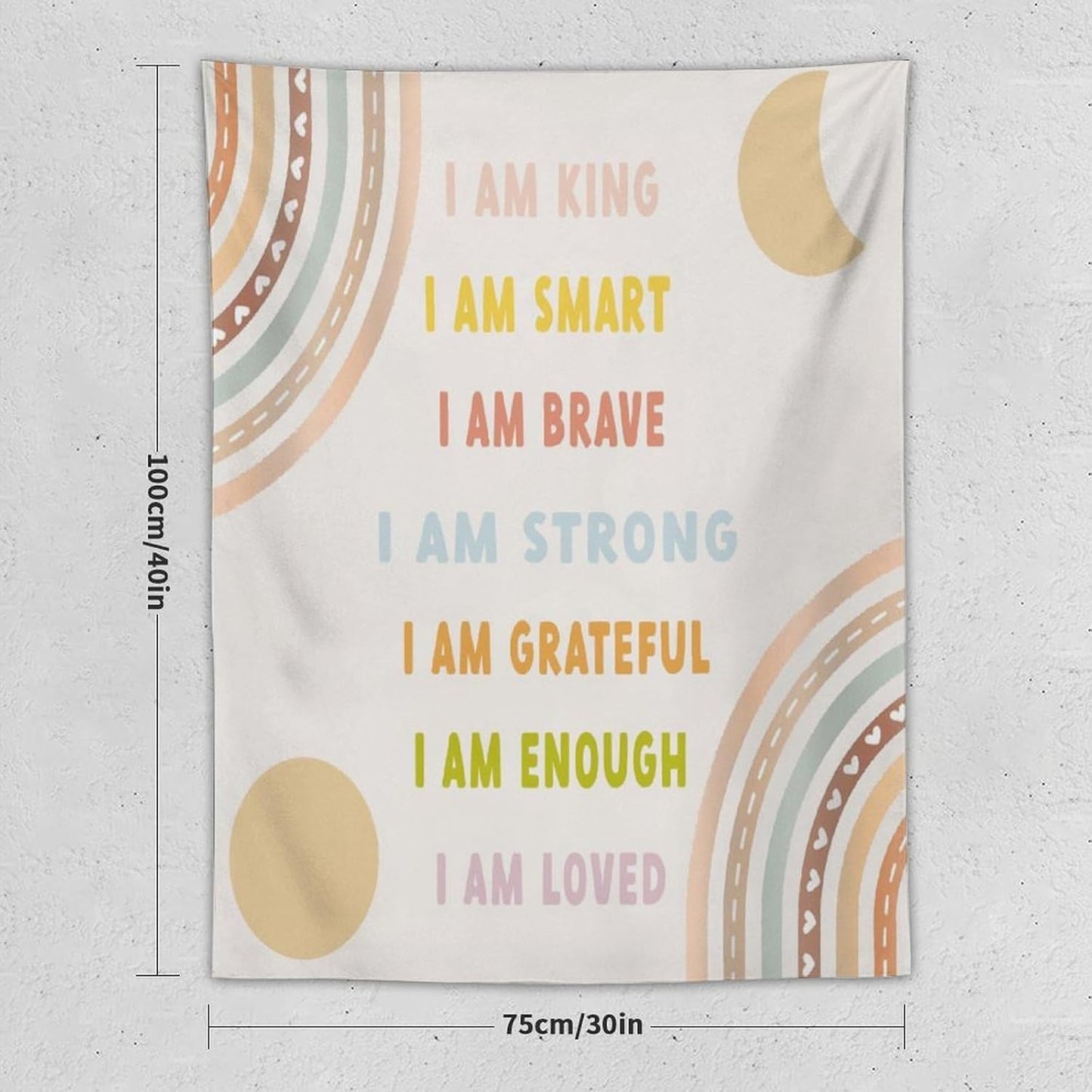 ICMOLYYENLO Boho Plant Aesthetic Tapestry, Abstract Medieval Arch Sun Home Aesthetic Wall Hanging For Bedroom Living Room Dormitory Tapestry 40x60 Inches