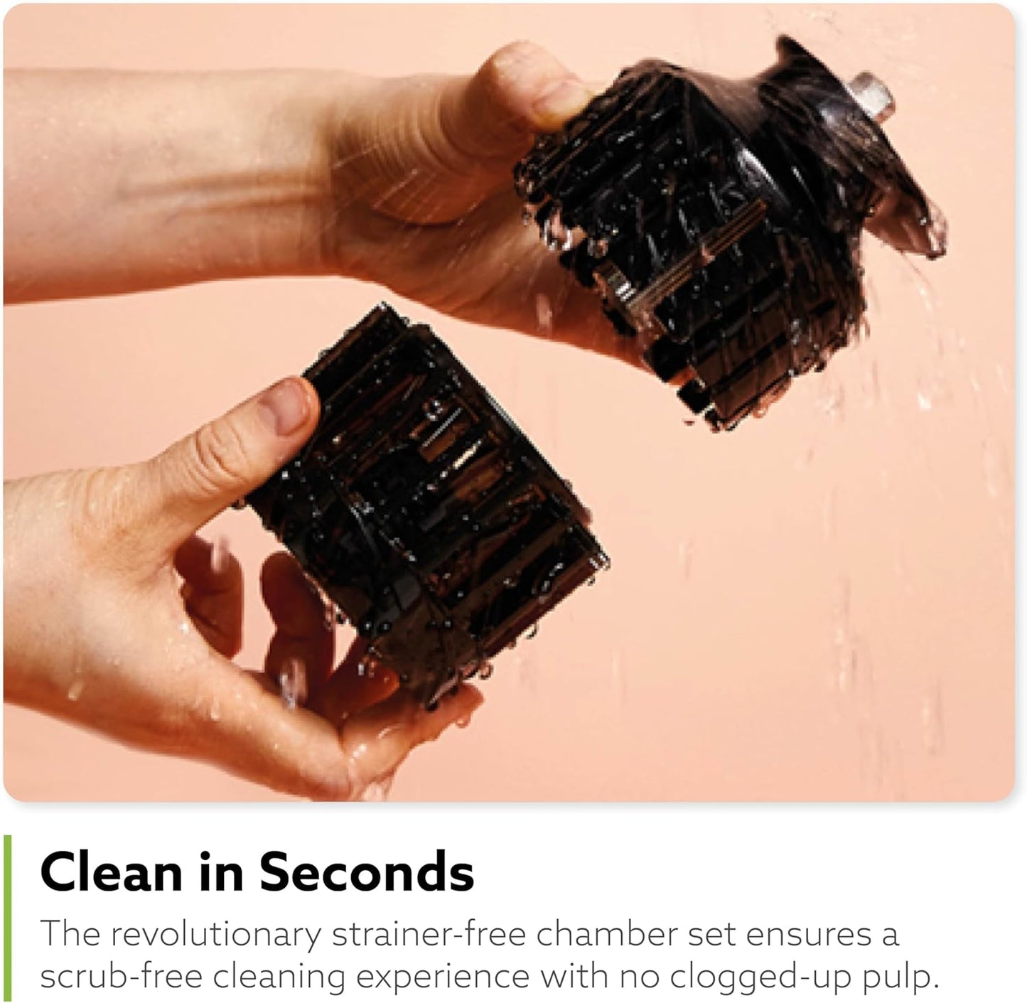 Hurom H400 Cold Press Juicer Machine, Award Winning Masticating Slow Juicer, Easy to Clean, Strainer & Hands Free with Self Feeding, Wide Mouth Hopper, Easy Assembly (Two-Tone Beige)