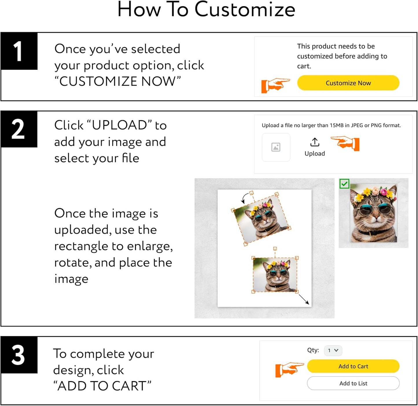 Custom Poster Print, 16x12, Upload Any Photos/Images, Personalized Photo Prints, DIY Your Own Poster, Photo to Poster Printing