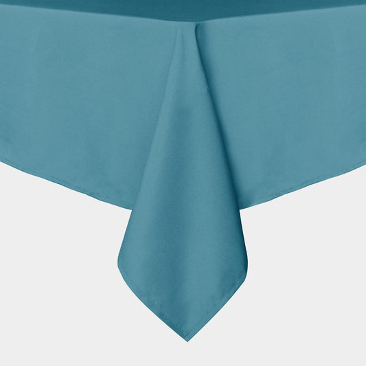 sancua Rectangle Tablecloth - 60 x 120 Inch - Stain and Wrinkle Resistant Washable Polyester Table Cloth, Decorative Fabric Table Cover for Dining Tables, Buffet Parties and Camping, Teal