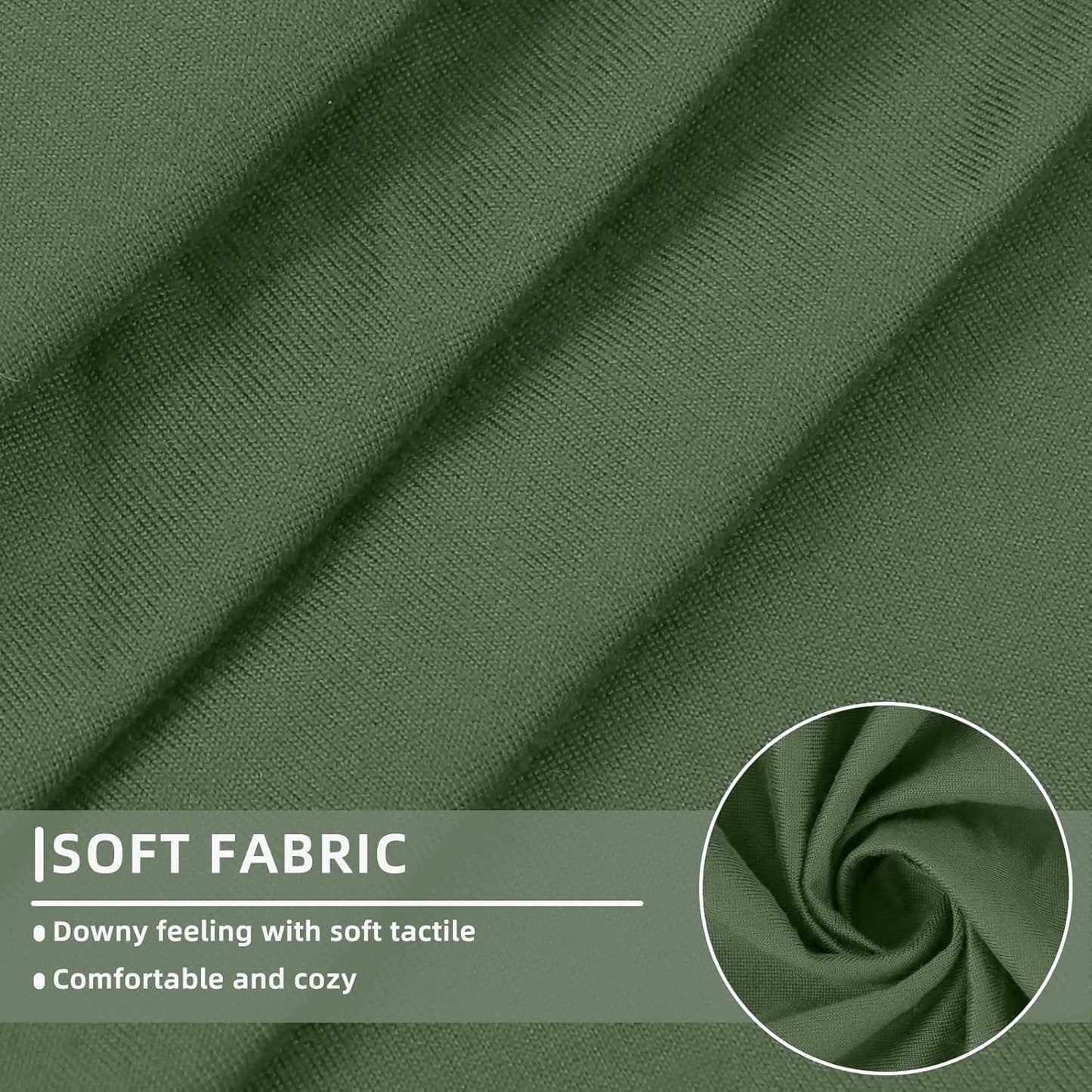 hyha Waterproof Couch Cushion Covers, Stretch Sofa Couch Seat Slipcover for Dog Washable, Non-Slip Waterproof Outdoor Cushion Covers for Patio Furniture Replacement (1 Piece for Medium, Bronze Green)