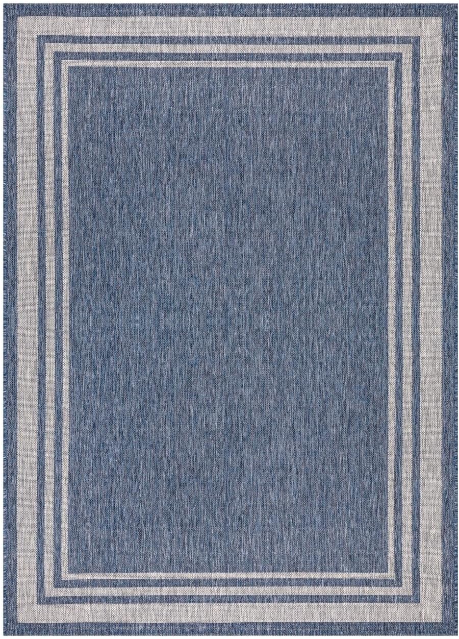 Keen Home Design Terrace Outdoor Area Rug - 5x8 Washable Indoor/Outdoor Rug for Patio, Kitchen, Balcony, Beach, Garden, Deck and Porch, Size: 5'3"x7'7"