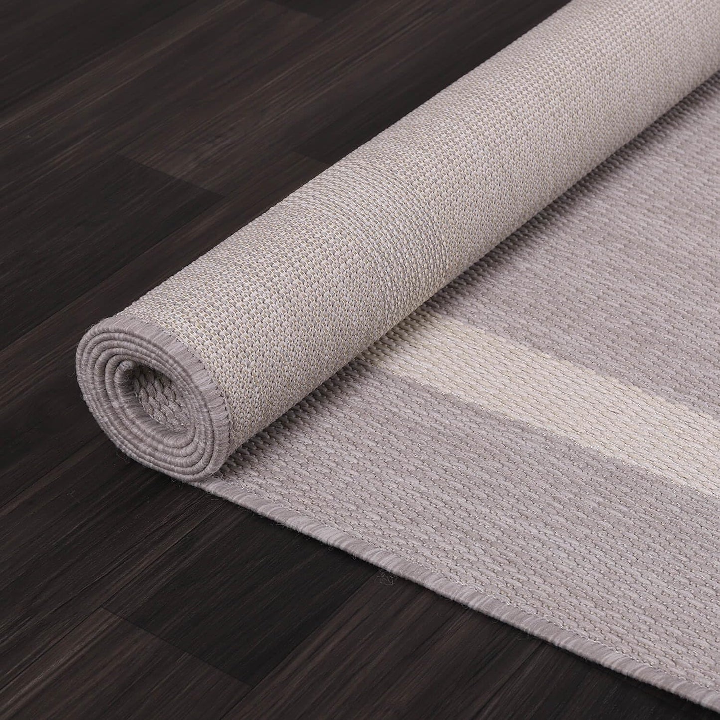 Bordered Outdoor Rug 9x12 Washable Outside Carpet for Indoor Patio Porch Waterproof Easy Cleaning Non Shedding Area Rugs Gray 9 x 12