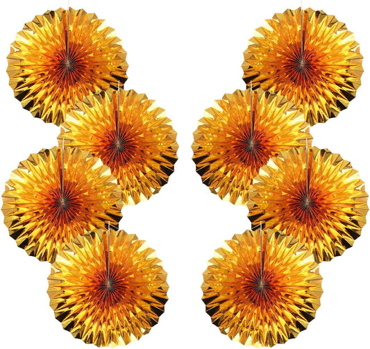 Golden Party Decorations,Engagement Party Decorations 12in,Gold Party Decor, Party Supply Decorations,Gold Wedding Decor,Anniversary Decorations 30 Color DIY Set （Golden）