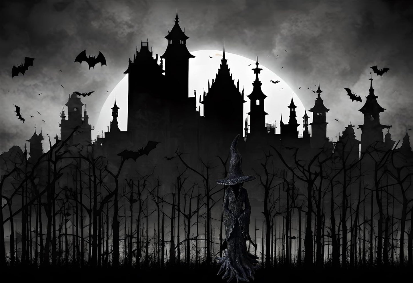 Cracker Barrel Witch Statue,Gothic Witch Statue,Resin Statue, Halloween Decorations Indoor Ornament Figurine (11.8in)