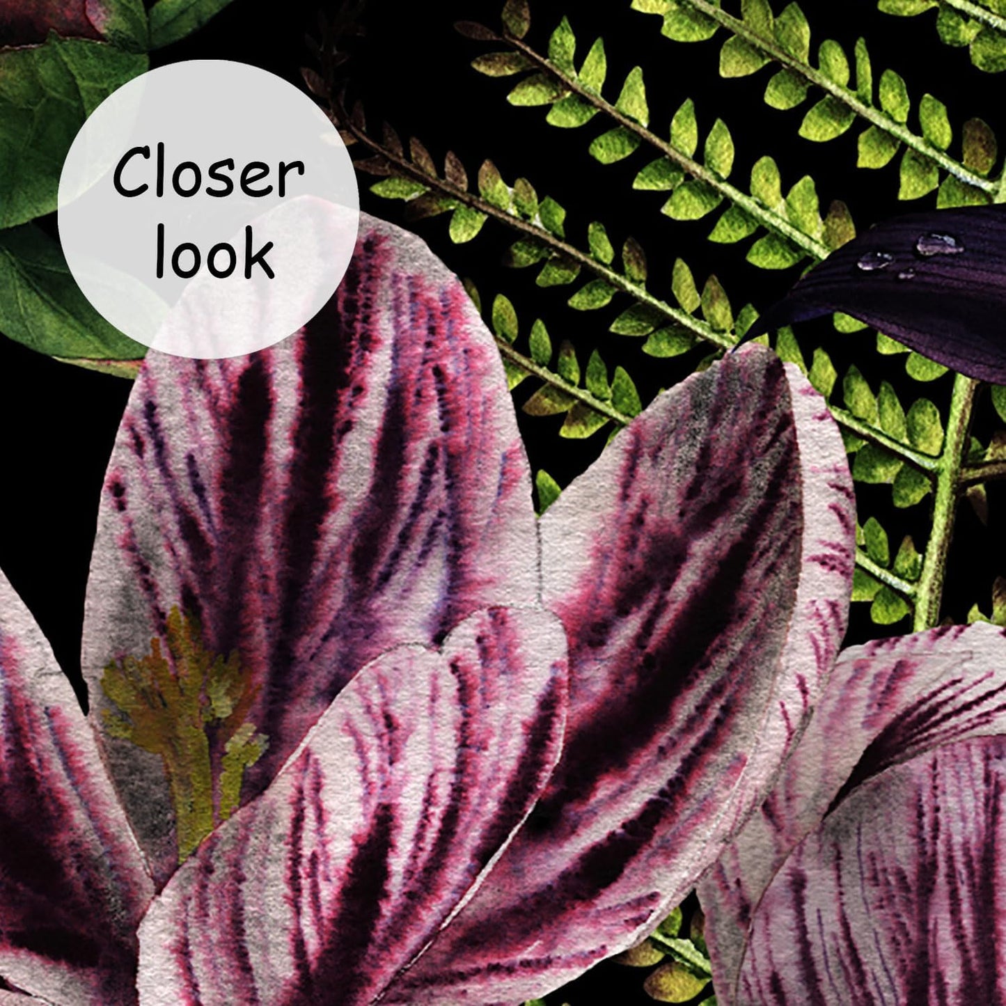 AFZEVEB-Purple Peony Wallpaper Watercolor Floral Wall Mural for Bedroom 114"x74"(Not Peel and Stick)