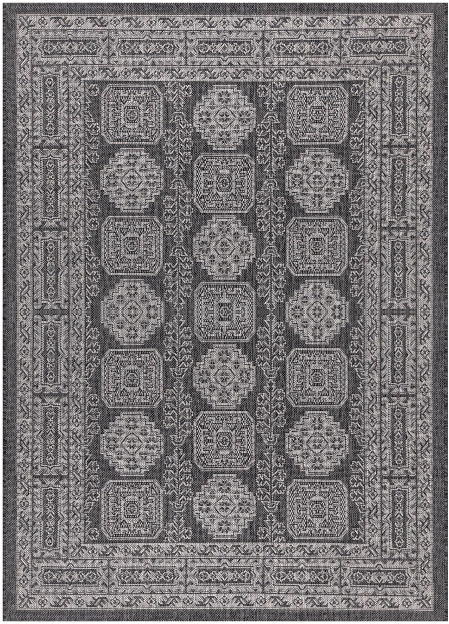 Keen Home Design Terrace Outdoor Area Rug - 6x9 Washable Indoor/Outdoor Rug for Patio, Kitchen, Balcony, Beach, Garden, Deck and Porch, Size: 6'x8'10"