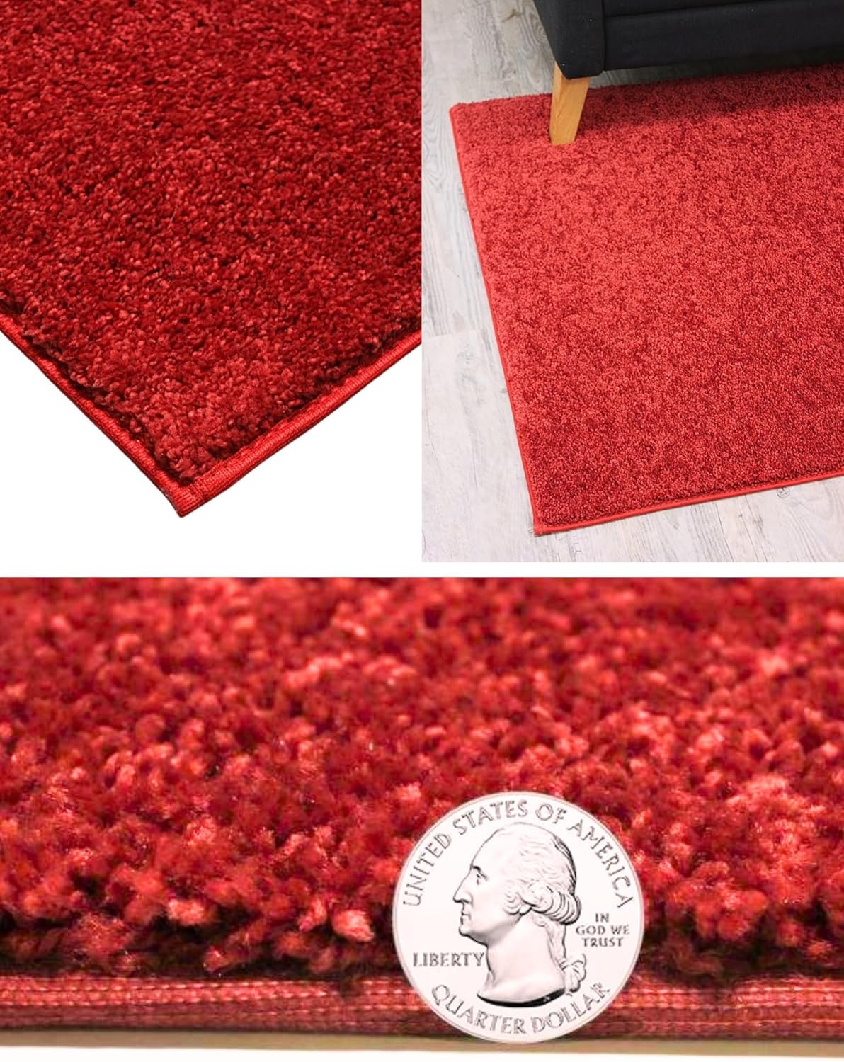 KOECKRITZ Soft and Colorful Kids Classroom Area Rugs (Passes Flammability Pill Test) Many Sizes and Bright Colors to Select from (6' x 8', Fire Engine)