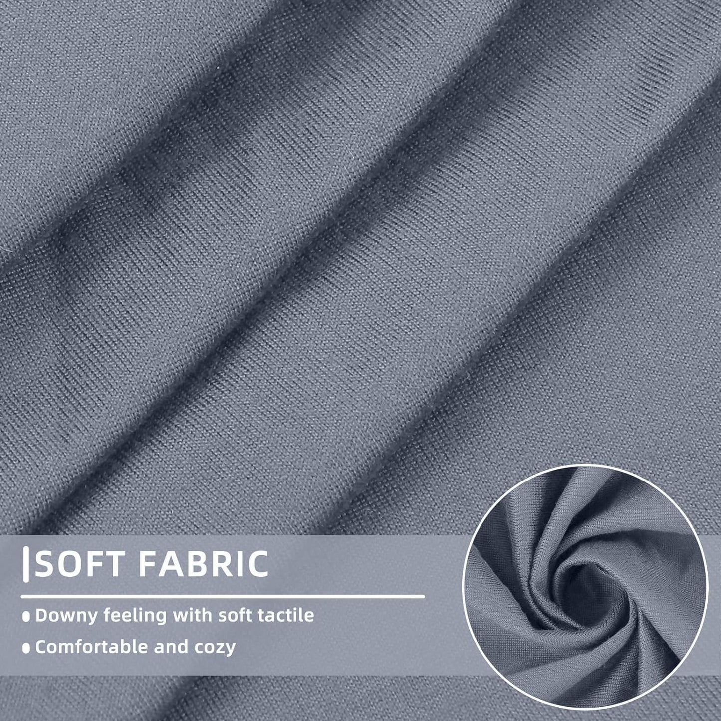 hyha Waterproof Couch Cushion Covers, Sectional Sofa Slipcovers Washable, L Shape Chaise Dog Couch Covers for Sectional Sofa, Universal Furniture Protector (1 Piece for Chaise, Grey)