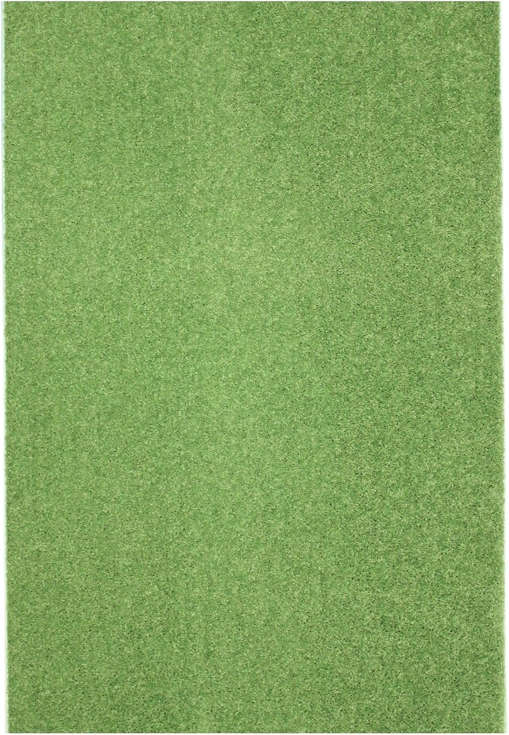 KOECKRITZ Soft and Colorful Kids Classroom Area Rugs (Passes Flammability Pill Test) Many Sizes and Bright Colors to Select from (8' x 12', Lime)