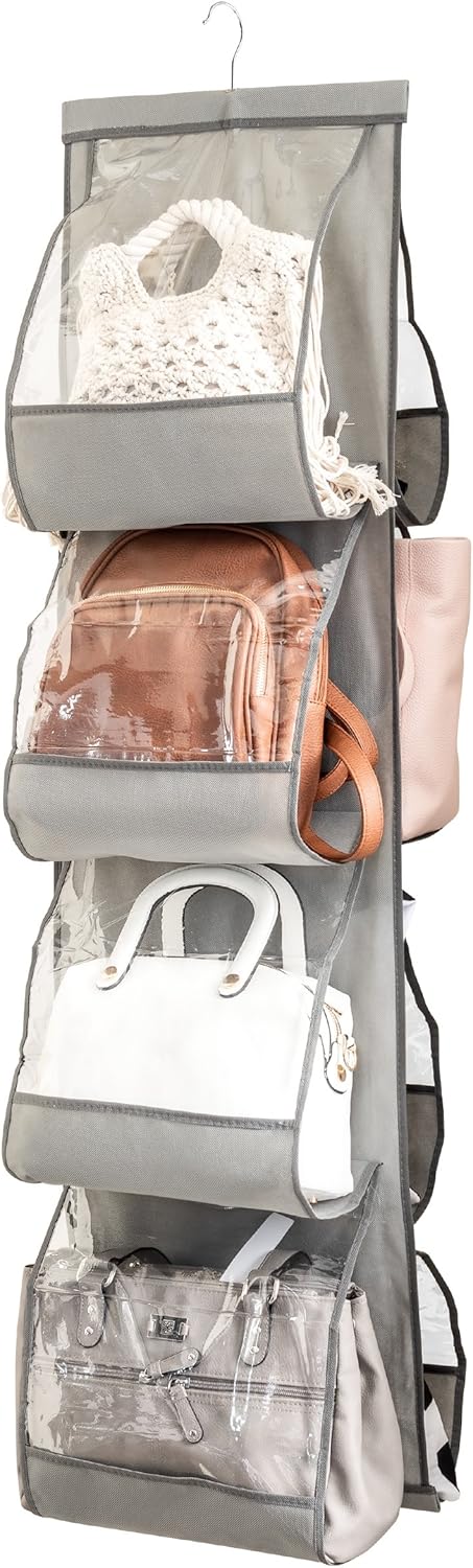 SNSLXH Closet Clear Handbag Organizer