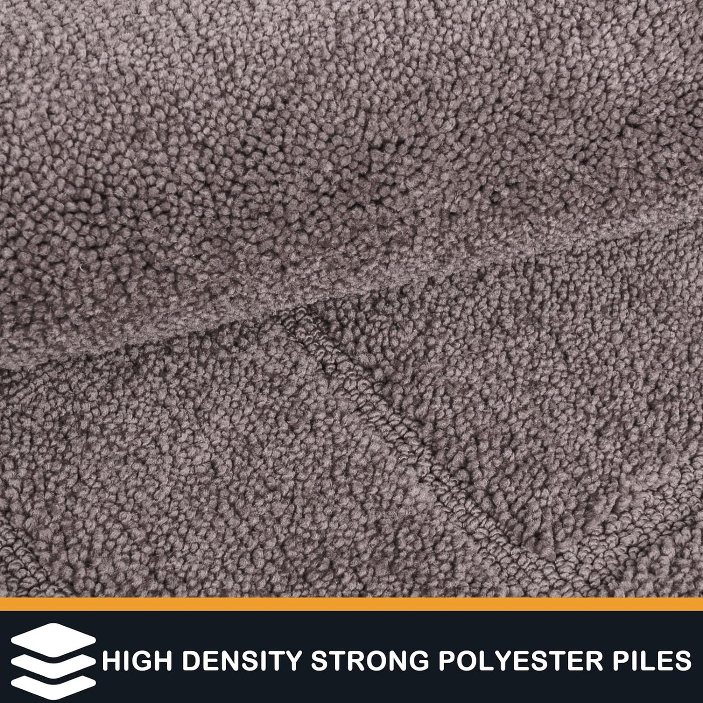 PURRUGS Dirt Trapping Door Mat 32" x 70", Non-Slip/Skid Machine Washable Entryway Rug, Dog Doormat, Super Absorbent Welcome Mat for Muddy Wet Shoes and Paws, Grayish Brown