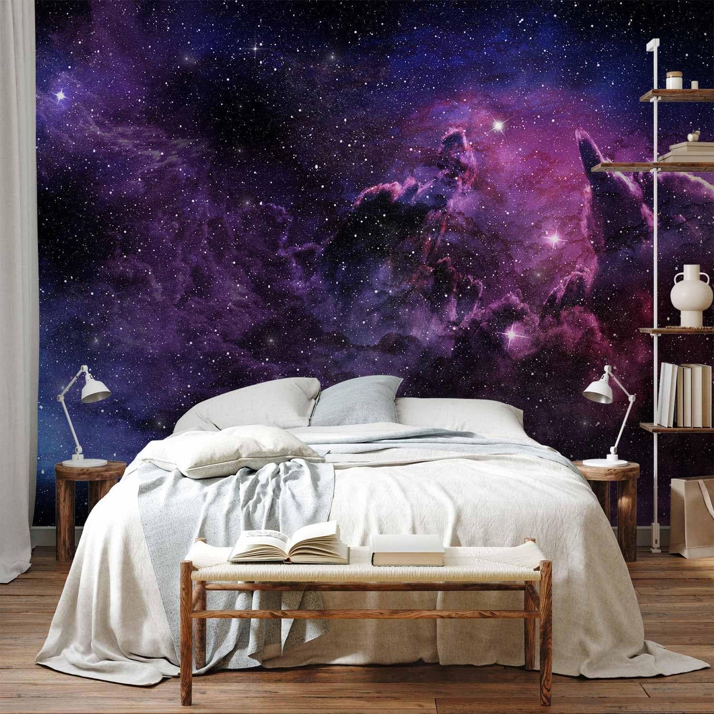 artgeist Wall Mural Cosmos Galaxy 98x69 in - XXL Non-Woven Wallpaper Fleece Wall Decor Photo Print Picture Image Design Home a-C-0022-a-a