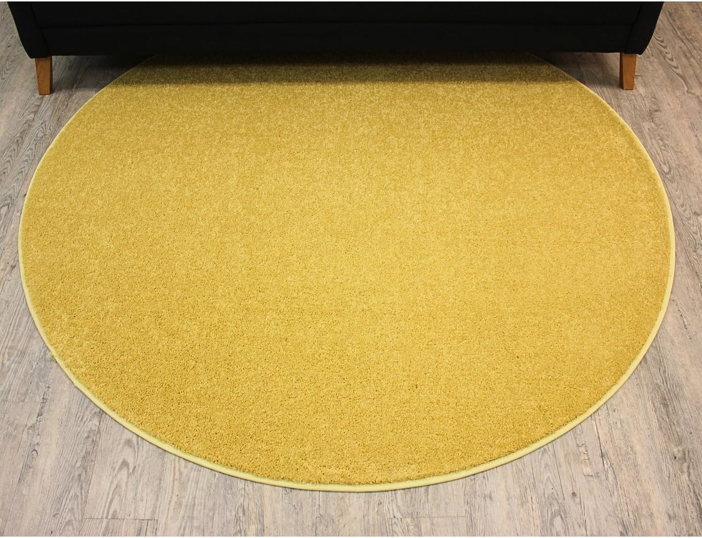 KOECKRITZ Soft and Colorful Kids Classroom Area Rugs (Passes Flammability Pill Test) Many Sizes and Bright Colors to Select from (6' Round, Lemon)
