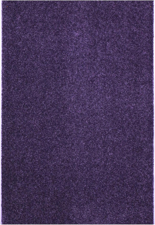KOECKRITZ Soft and Colorful Kids Classroom Area Rugs (Passes Flammability Pill Test) Many Sizes and Bright Colors to Select from (12' x 12', Eggplant)