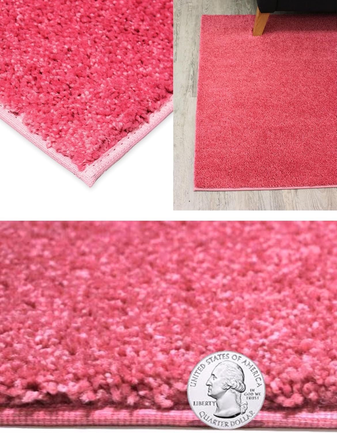 KOECKRITZ Soft and Colorful Kids Classroom Area Rugs (Passes Flammability Pill Test) Many Sizes and Bright Colors to Select from (4' x 4', Glamour)