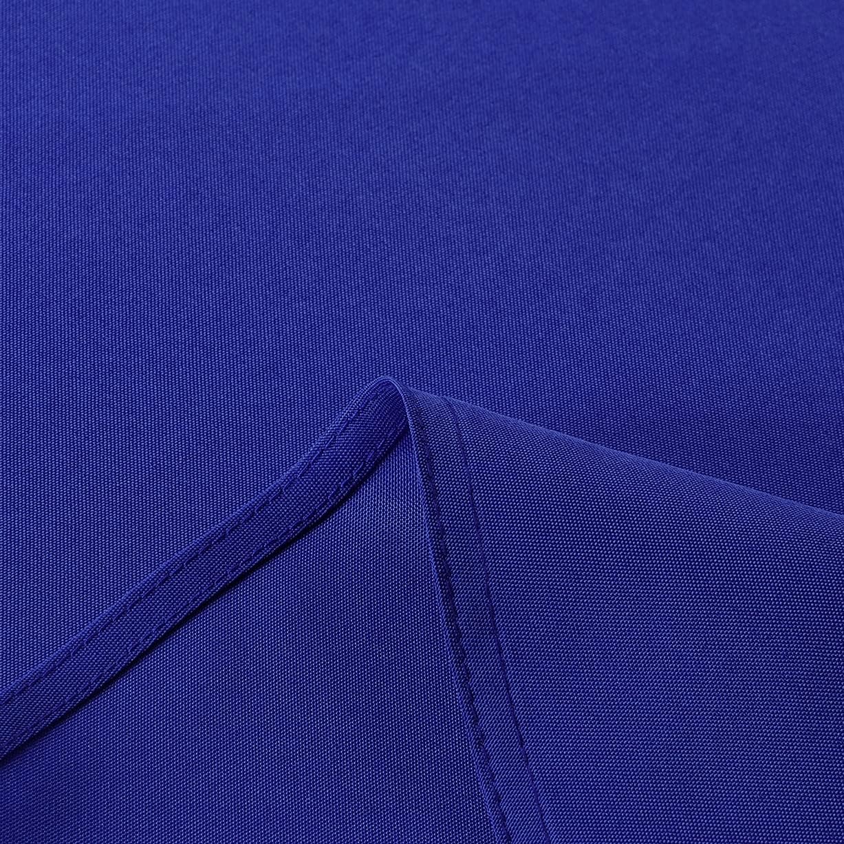 sancua Square Tablecloth - 60 x 60 Inch - Stain and Wrinkle Resistant Washable Polyester Table Cloth, Decorative Fabric Table Cover for Dining Tables, Buffet Parties and Camping, Royal Blue